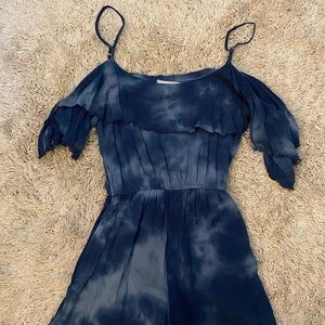 Blue Tie Dye Romper